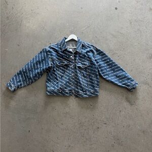 Alexander Wang Game Logo Denim Jacket Medium